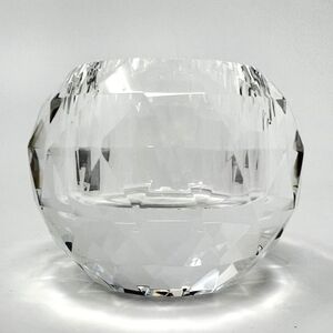 Oleg Cassini crystal votive candleholder. Comes with original box. 